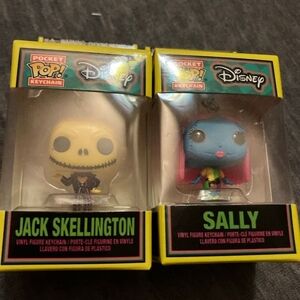 Disney Pocket Pop! Keychain - Jack Skellington and Sally